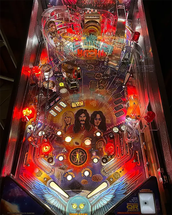 Play RUSH pinball at Carpool