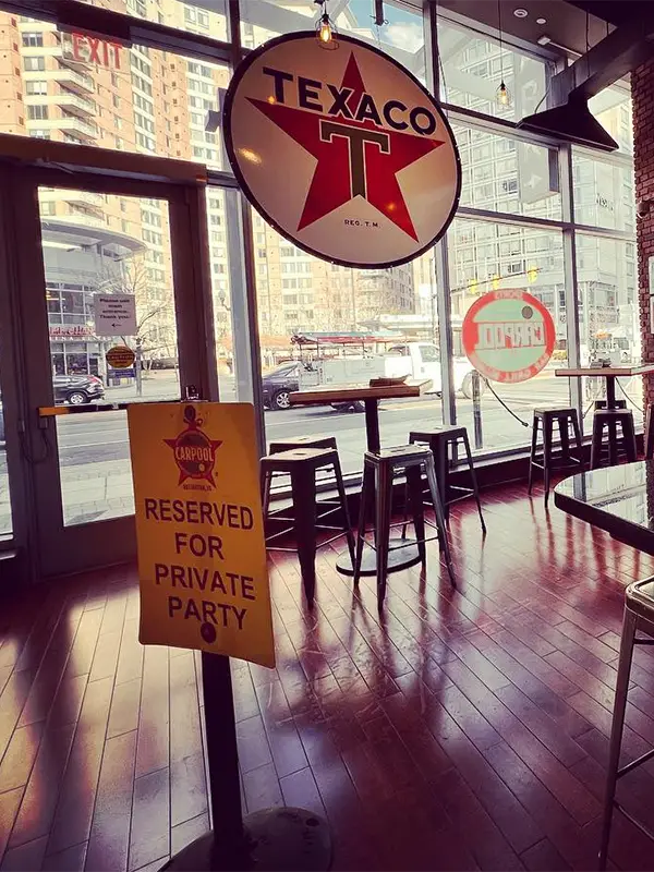 Reserved for Private Party Sign