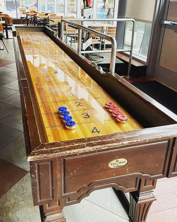 Play Shuffleboard at Carpool