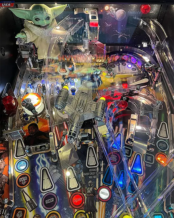 Play StarWars pinball at Carpool